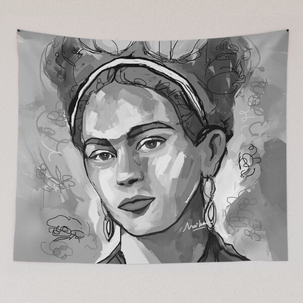 Aperçu de l'œuvre frida kahlo créée et vendue par ArtMailsonCello.