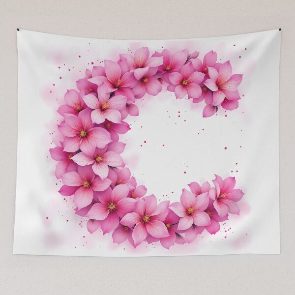Item preview, Pink Letter C / Floral Initial Monogram for Girls designed and sold by roxysnextgenart.