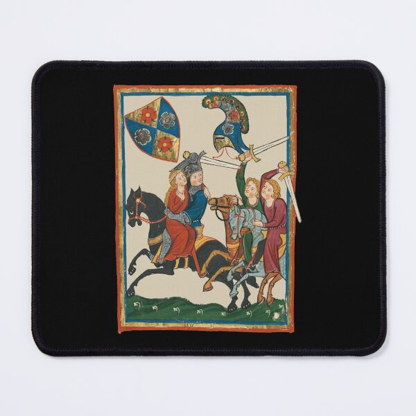 Item preview, Damsel In Distress, 14th Century Medieval Art designed and sold by Cat Lady Designs.