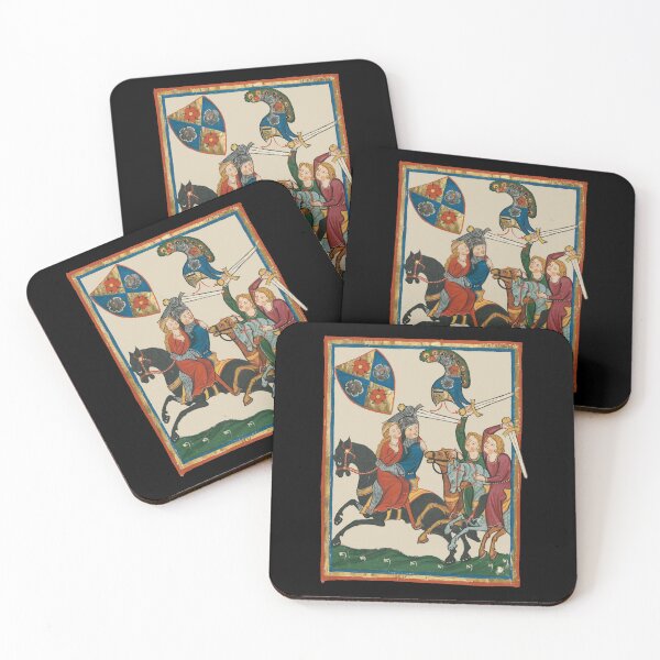 Item preview, Damsel In Distress, 14th Century Medieval Art designed and sold by Cat Lady Designs.