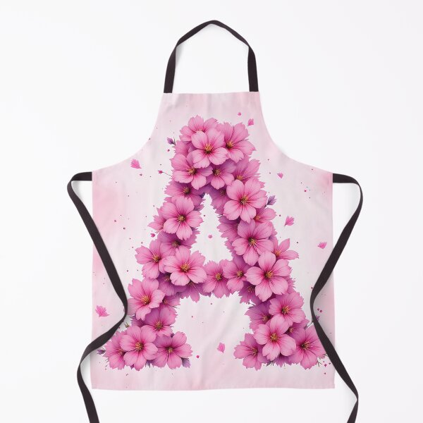 Item preview, Pink Letter A / Floral Initial Monogram for Girls designed and sold by roxysnextgenart.