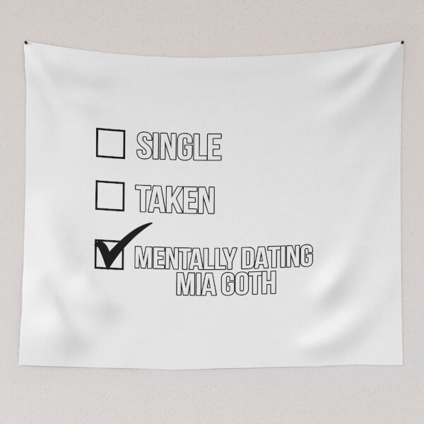 Item preview, Single, Taken, Mentally Dating Mia Goth designed and sold by deluluhaze.
