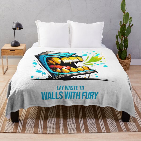 Item preview, Lay Waste To Walls With Fury designed and sold by AtuqStudio.