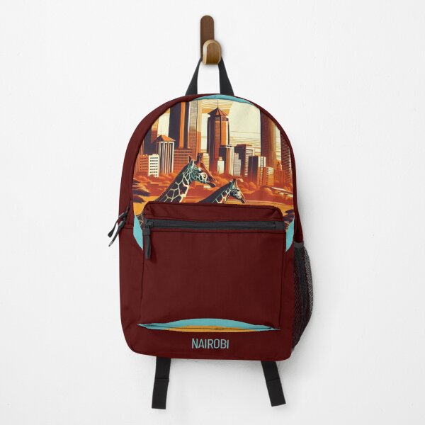 Item preview, Nairobi 80s Comic Style Art - Retro Cityscape Design for City Lovers and Tourists - Perfect for Clothing & Accessories designed and sold by knalpot-design.