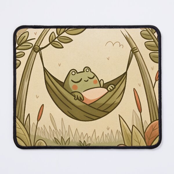 Item preview, Sleepy Frog in the Forest Cottagecore Aesthetic designed and sold by Niche Nook Emporium.