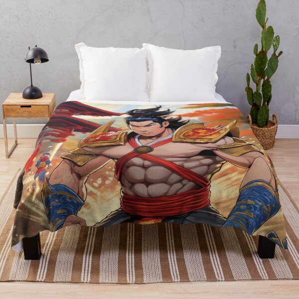 Item preview, "Legendary Warrior of the Crimson Flame Temple" designed and sold by ChernivtsiSkoda.
