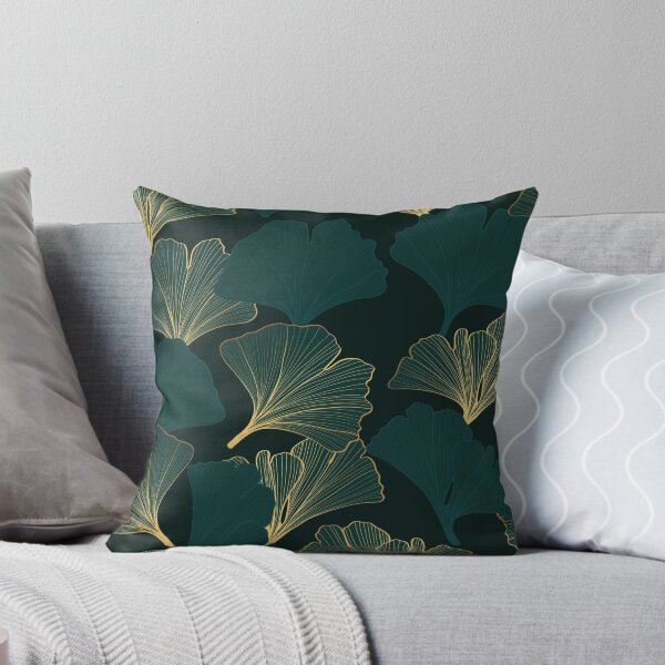 Item preview, Golden ginkgo leaves seamless pattern background. Luxury Floral art deco. Gold natural pattern design Bordo illustration. designed and sold by MatyKotiv.
