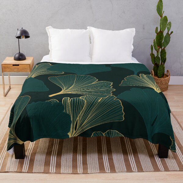 Item preview, Golden ginkgo leaves seamless pattern background. Luxury Floral art deco. Gold natural pattern design Bordo illustration. designed and sold by MatyKotiv.