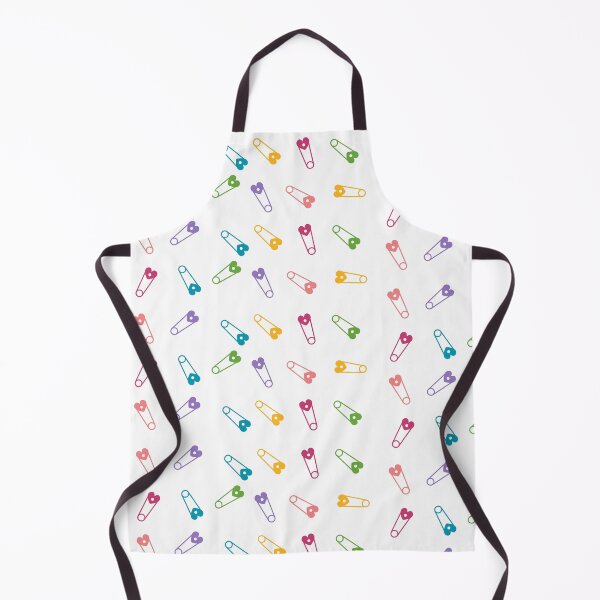 Item preview, Colorful Heart Safety Pin Pattern – Cute Punk Aesthetic designed and sold by Twin-StudioX.