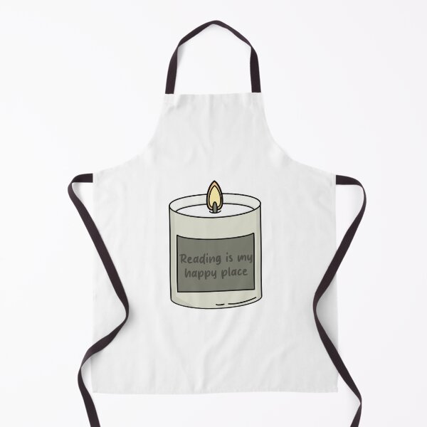 Item preview, Reading Is My Happy Place - Cozy Book Lover Scented Candle Design for Bibliophiles designed and sold by OceaneZwDesigns.