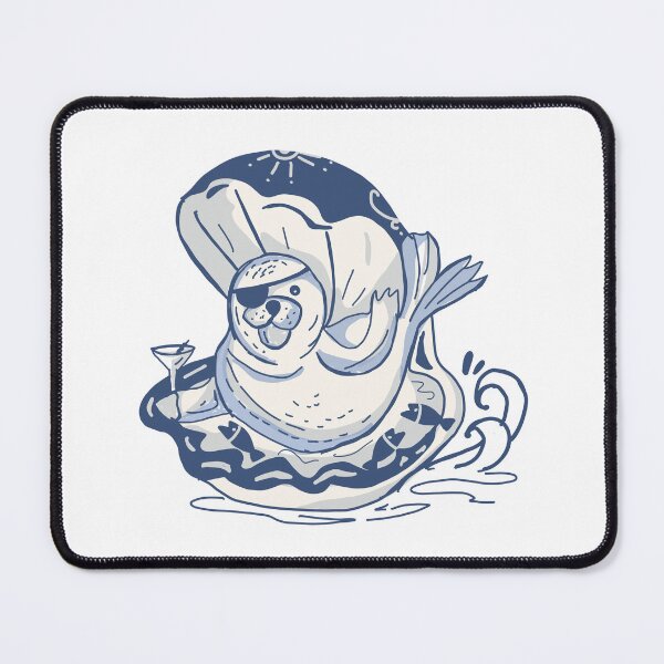 Item preview, Pirate seal in seashell designed and sold by mitalim.