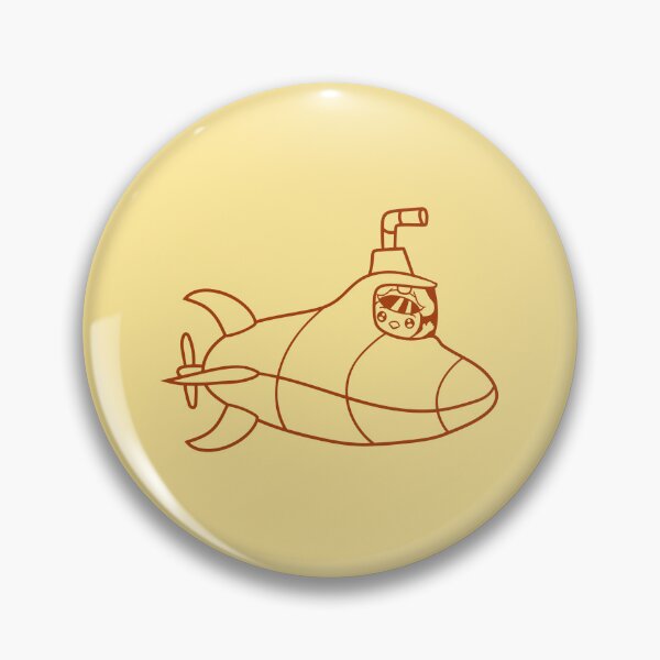 Item preview, Submarine Bird Duck Captain Chick Cute Comic Fun designed and sold by shirt-o-mat.