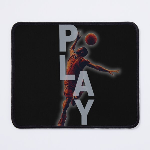 Item preview, PLAY – Bold Basketball Dunk Silhouette Typography Design designed and sold by MomentumbyOla.