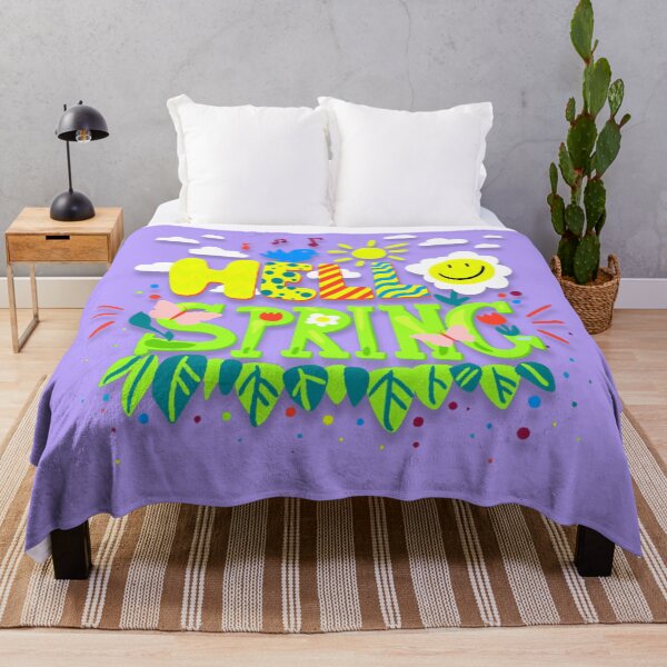 Item preview,  Hello Spring Retro Sun And Flowers designed and sold by Lovemountain.