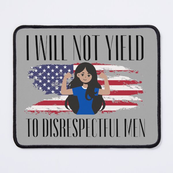 Item preview, I Will Not Yield To Disrespectful Men designed and sold by Pishpunta.