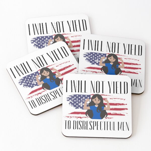 Item preview, I Will Not Yield To Disrespectful Men  designed and sold by Pishpunta.
