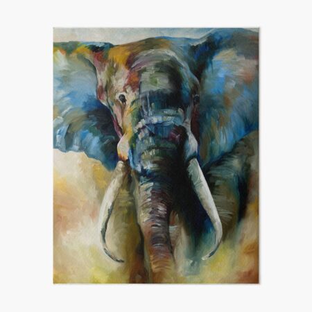 The Elephant Art Board Print