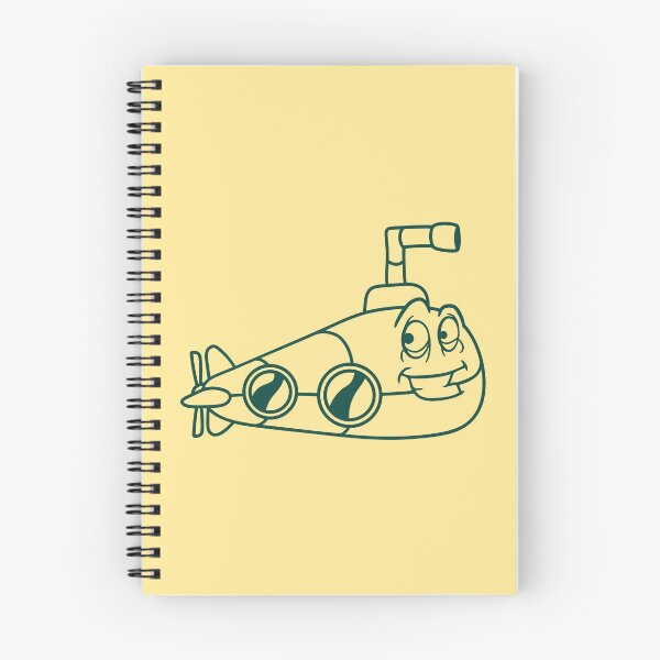Item preview, Funny Submarine With Face Smiling Comic Cartoon designed and sold by shirt-o-mat.