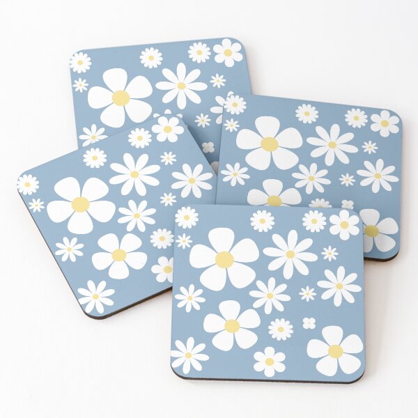 Item preview, Blue Abstact Flower Power Design designed and sold by IrisAndIvy.