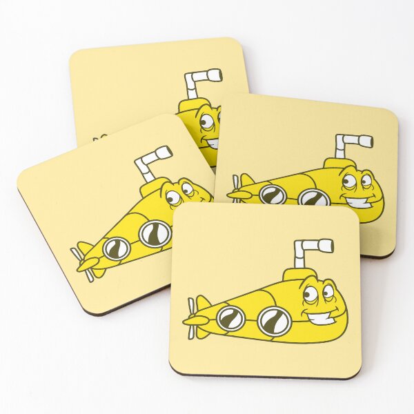 Item preview, Funny Submarine With Face Smiling Comic Cartoon designed and sold by shirt-o-mat.