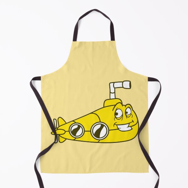 Item preview, Funny Submarine With Face Smiling Comic Cartoon designed and sold by shirt-o-mat.
