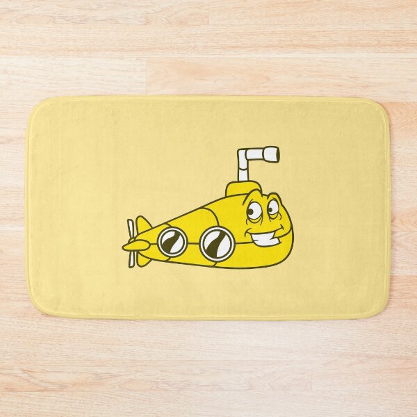 Item preview, Funny Submarine With Face Smiling Comic Cartoon designed and sold by shirt-o-mat.