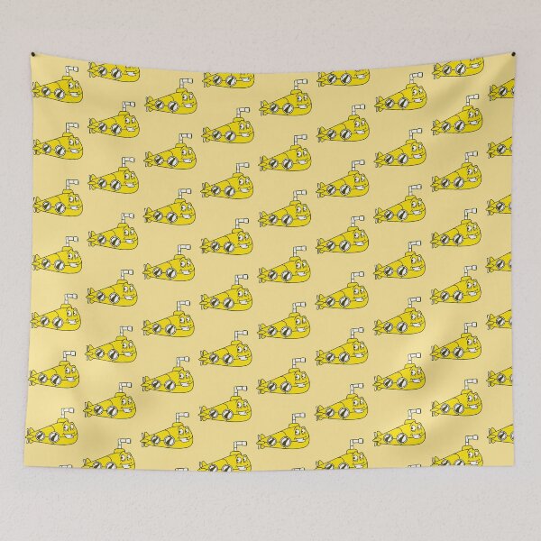 Item preview, Funny Submarine With Face Smiling Comic Cartoon designed and sold by shirt-o-mat.