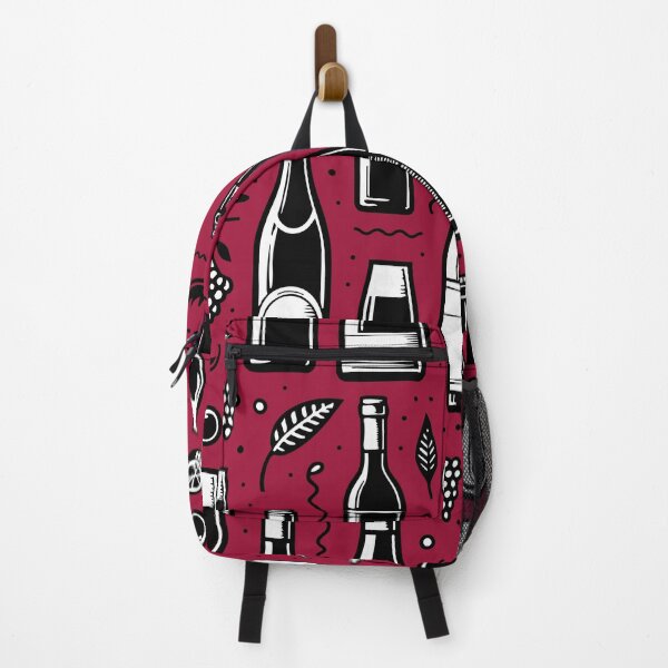 Item preview, Wine Bottles Pattern designed and sold by ArtFactoryAI.