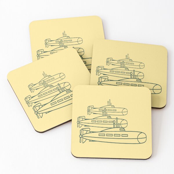 Item preview, 3 Submarines Fleet Three Squadrons Group Team Crew designed and sold by shirt-o-mat.