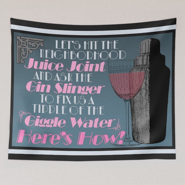 Item preview, A Tipple of the Giggle Water designed and sold by SBVillard.
