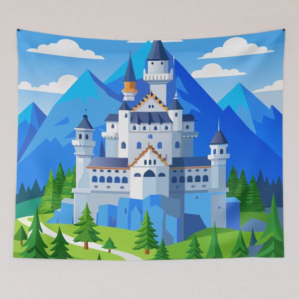 Item preview, Bavarian Mountain Palace designed and sold by Magnetic Appeal.