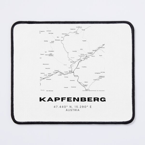 Item preview, Kapfenberg Map – Minimalist Austria Wall Print designed and sold by RM-Journey.