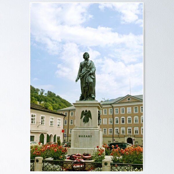 Vista previa del artículo con la obra «Monumento a Mozart en Salzburgo, Austria», diseñado y vendido por Vac1.