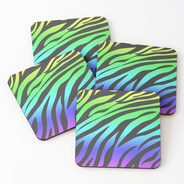 Item preview, Rainbow Gradient Zebra Print designed and sold by AmbientArtCo.