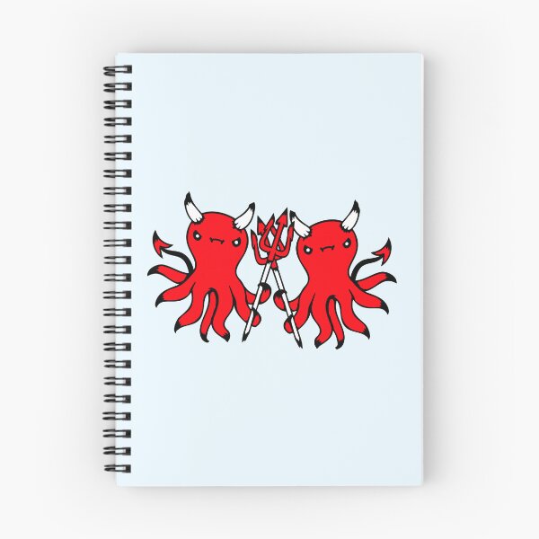 Item preview, 2 octopus devil hell team friends satan evil sweet designed and sold by shirt-o-mat.