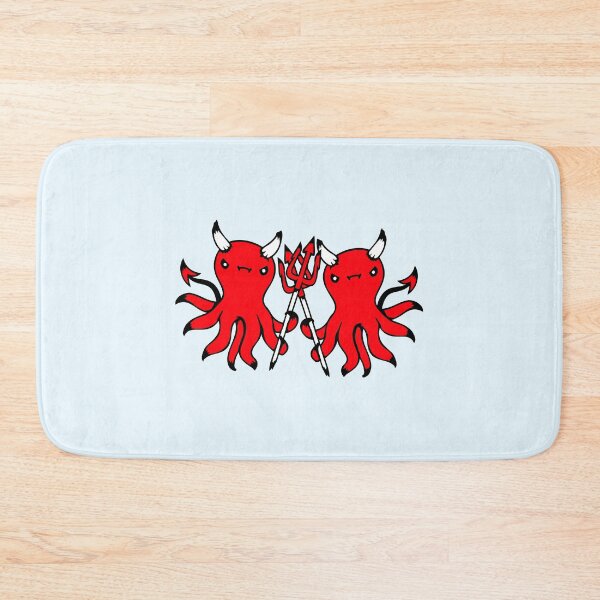 Item preview, 2 octopus devil hell team friends satan evil sweet designed and sold by shirt-o-mat.