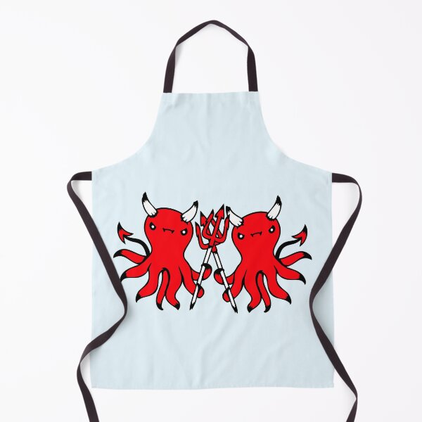 Item preview, 2 octopus devil hell team friends satan evil sweet designed and sold by shirt-o-mat.