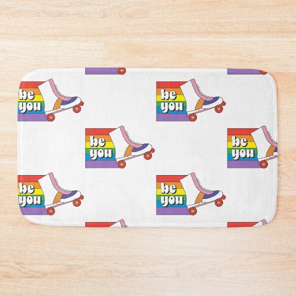 Item preview, Pride Month Be You Rollerskates LGBTQIA colorful rainbow design designed and sold by Jdawnink.