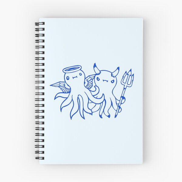 Item preview, 2 Octopus Devil Angel Heaven Hell Team Friends designed and sold by shirt-o-mat.