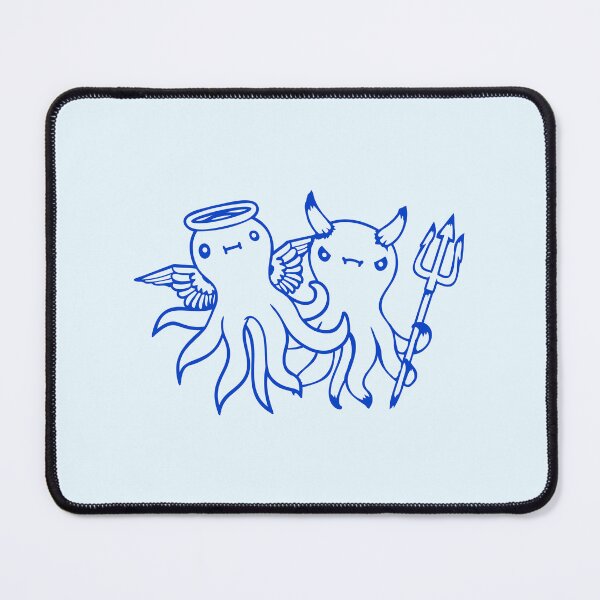 Item preview, 2 Octopus Devil Angel Heaven Hell Team Friends designed and sold by shirt-o-mat.