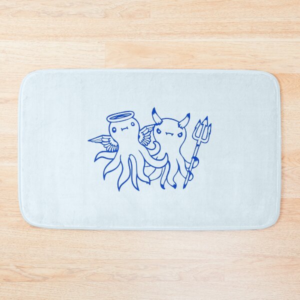 Item preview, 2 Octopus Devil Angel Heaven Hell Team Friends designed and sold by shirt-o-mat.