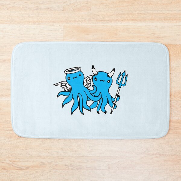 Item preview, 2 Octopus Devil Angel Heaven Hell Team Friends designed and sold by shirt-o-mat.