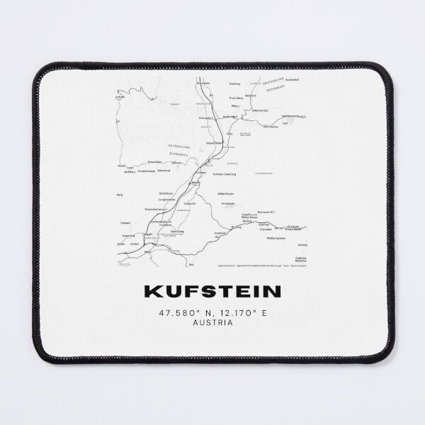 Item preview, Kufstein Map – Minimalist Tyrol City Art designed and sold by RM-Journey.