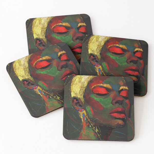 Item preview, Serene Woman Abstract Portrait designed and sold by caracatita75.