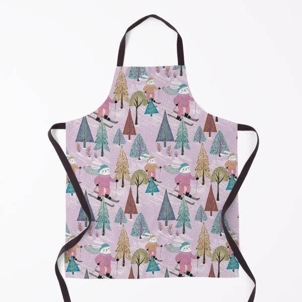 Item preview, Two bunnies skiing down a snowy hill designed and sold by phatlizzardart.