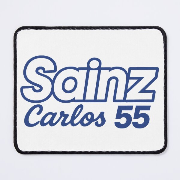 Item preview, Carlos Sainz F1 Graphic - Bold Script Design | Racing Number 55 Art designed and sold by Studio F1Grid.