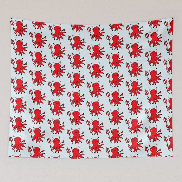 Item preview, Octopus Devil Hell Satan Evil Purgatory Naughty designed and sold by shirt-o-mat.
