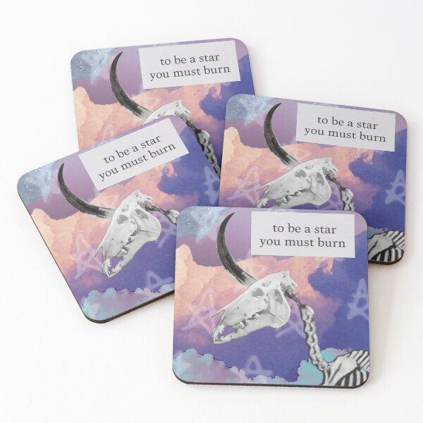 Item preview, To be a star unicorn space quote skull shirt designed and sold by InaccurateDinosaur.
