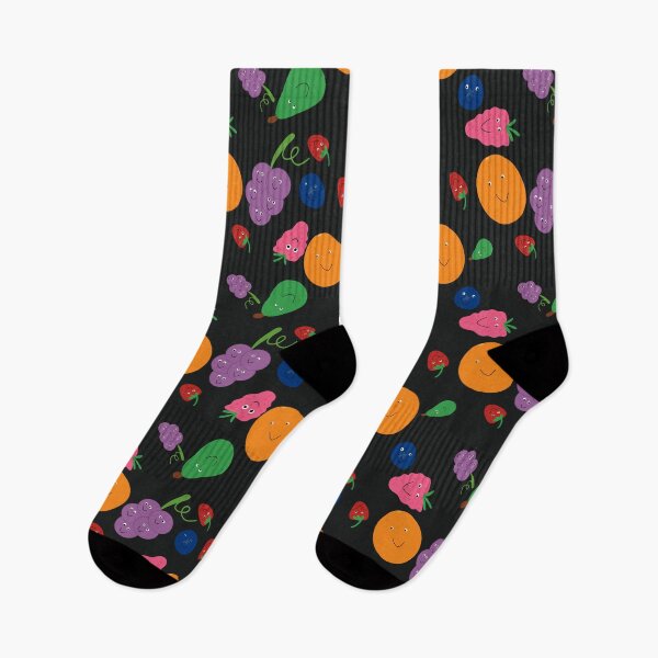 Item preview, Happy Fruits – Funny pattern with laughing fruit faces designed and sold by vanessa.kreativdesign.
