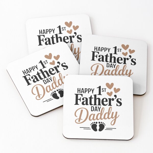 Item preview, Happy 1st Father’s Day Daddy designed and sold by jkrphoto.